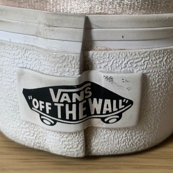 Vans Old Skool Platform Pink Velvet with Chain Shoes Size 7.5 - Picture 5 of 8
